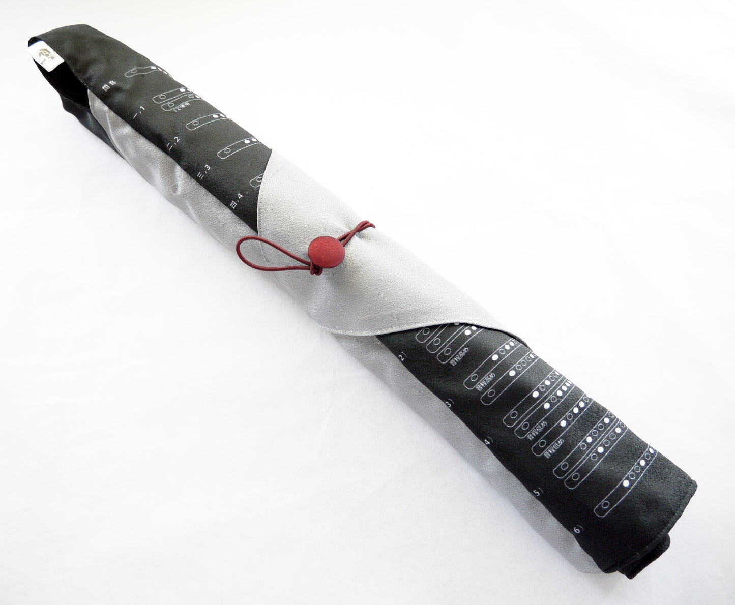 "Yubihakobi" (Fingering chart) Original roll-up style shinobue bag holds up to 6 shinobue